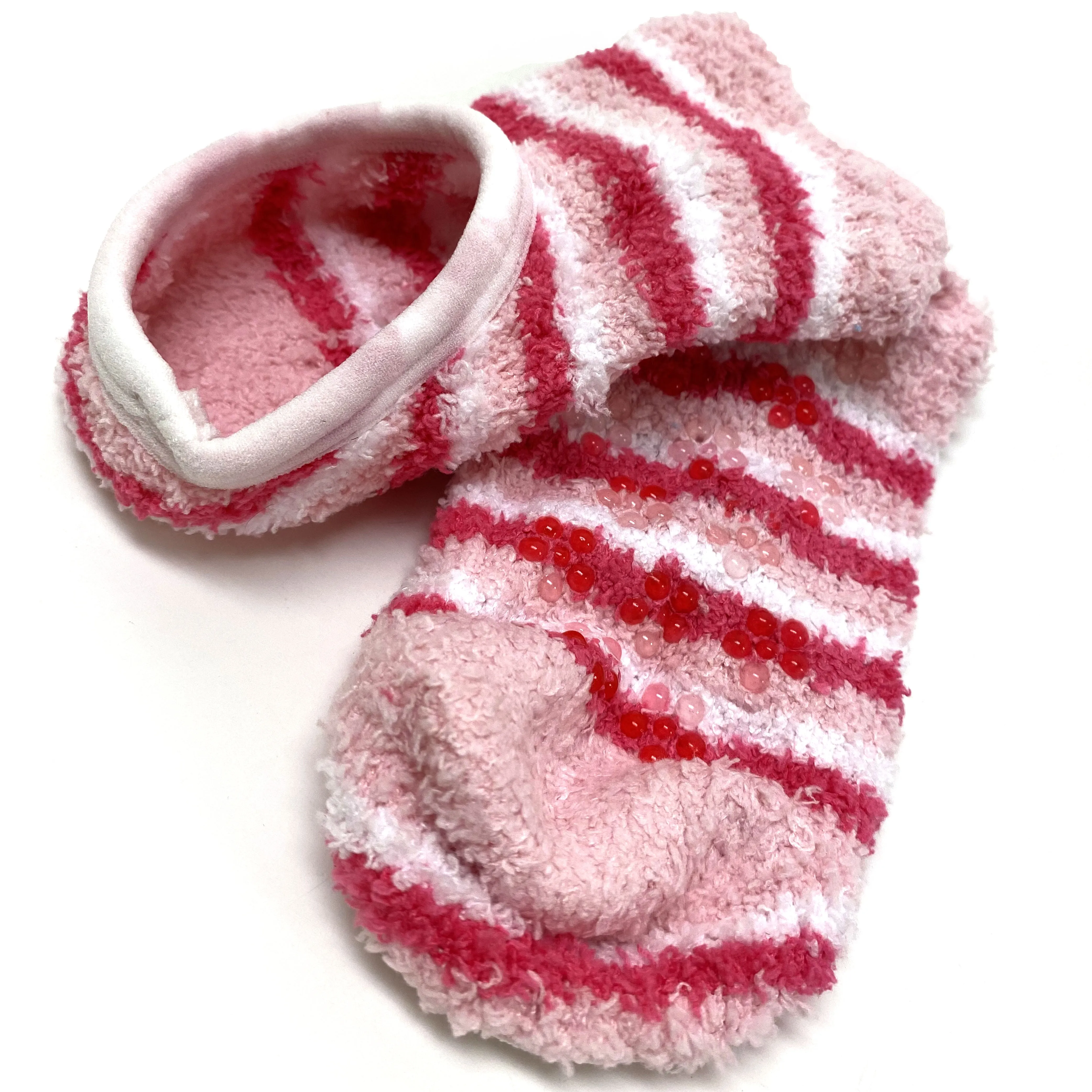 6 Pairs Children's Fuzzy Socks Anti Skid Slippers Baby Toddler Girl Non Slip 5-7