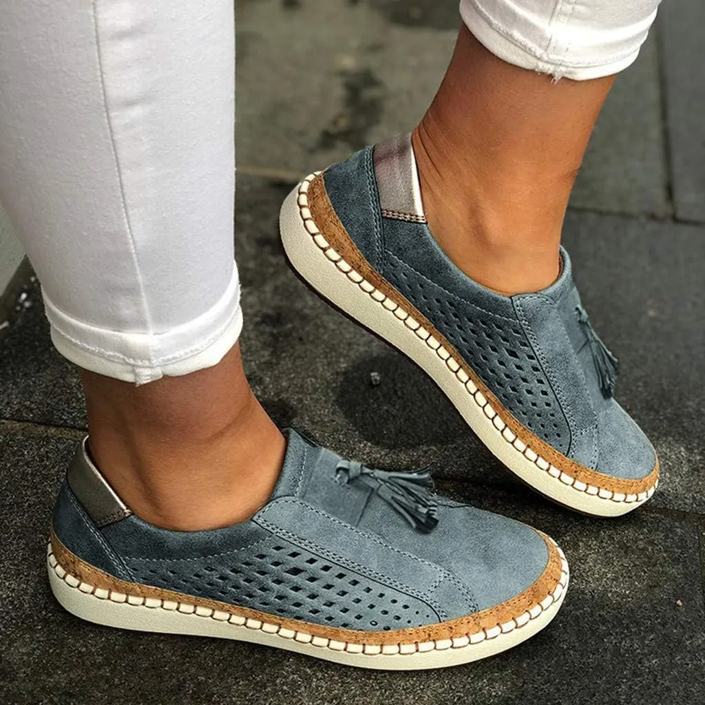 AMDBEL Sneakers for Women Trendy 2024 Premium Casual Platform Sneakers Orthopedic Slip-on Walking Shoes Fashion Casual Shoes