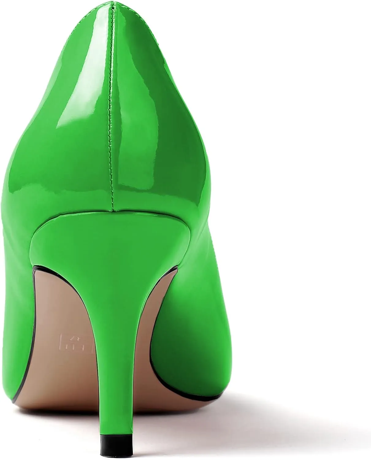 AUMOTED Women Kitten Heels Pumps Stiletto Slip On Pointed Toe 2.5 Inch Classic Court Shoes