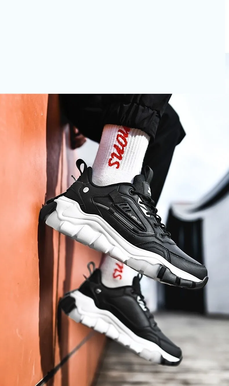 Autumn Men's Breathable Comfortable Height Increasing Sneakers Casual Shoes