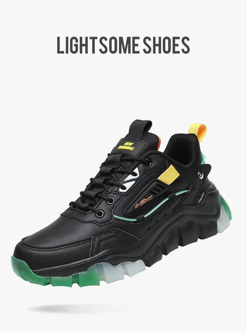 Autumn Men's Breathable Comfortable Height Increasing Sneakers Casual Shoes