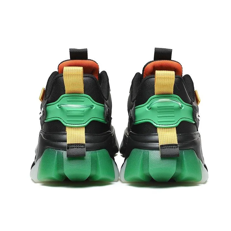 Autumn Men's Breathable Comfortable Height Increasing Sneakers Casual Shoes
