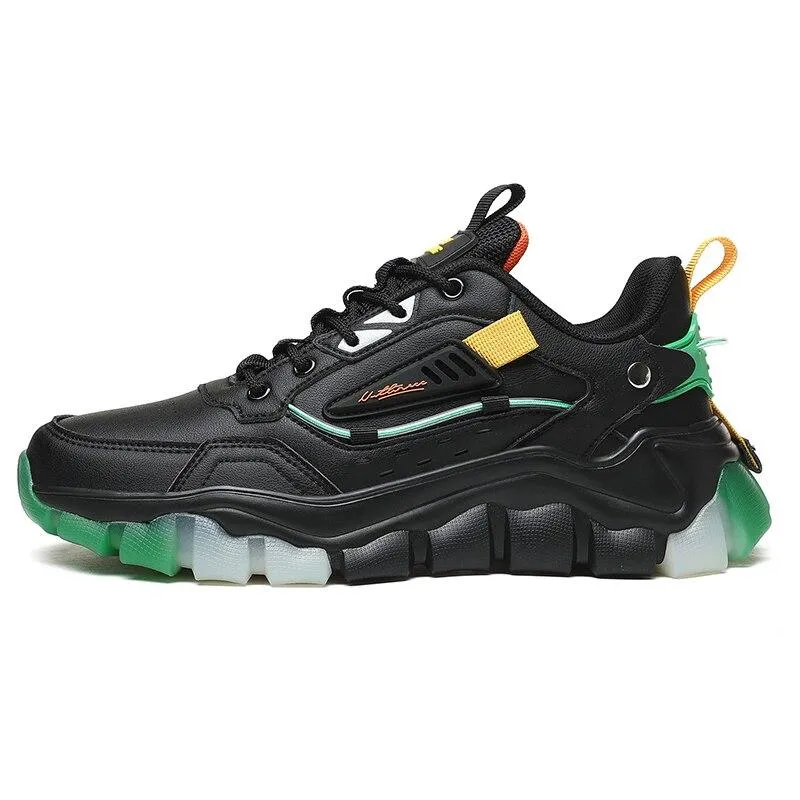 Autumn Men's Breathable Comfortable Height Increasing Sneakers Casual Shoes