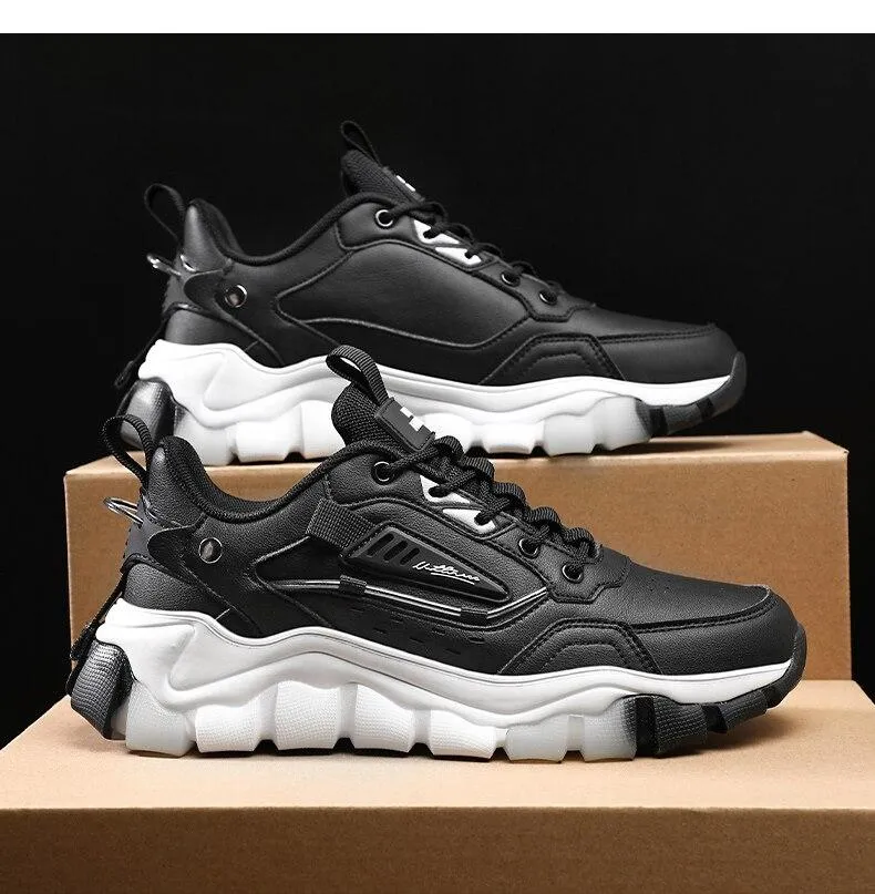 Autumn Men's Breathable Comfortable Height Increasing Sneakers Casual Shoes