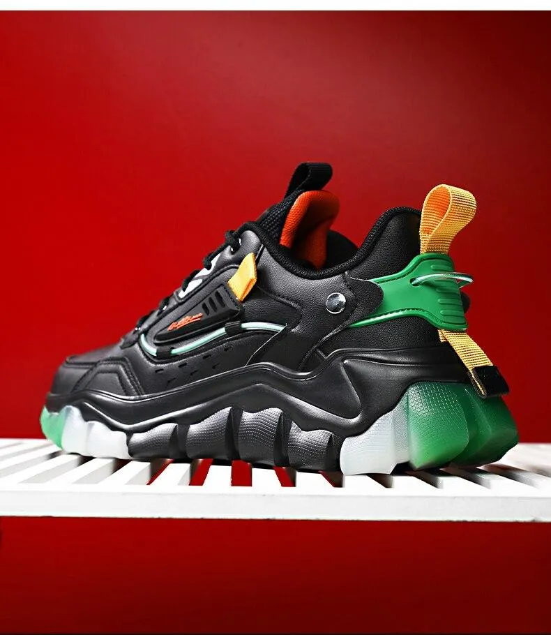 Autumn Men's Breathable Comfortable Height Increasing Sneakers Casual Shoes