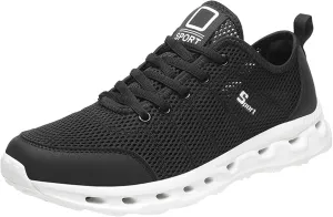 Casual Shoes Lace up Men Sneakers New Pattern Mesh in Breathable Comfortable Fashionable Simple Large Casual Sports