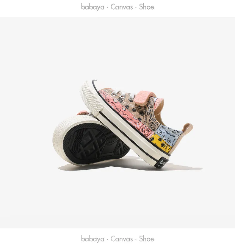Children's Canvas  Casual Breathable Non-slip Sneakers - Pink