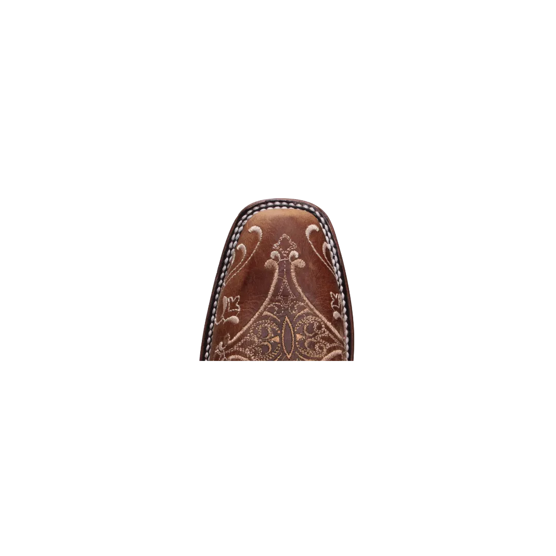 Circle Boots Women's G Embroidered Tan Cowboy Boots