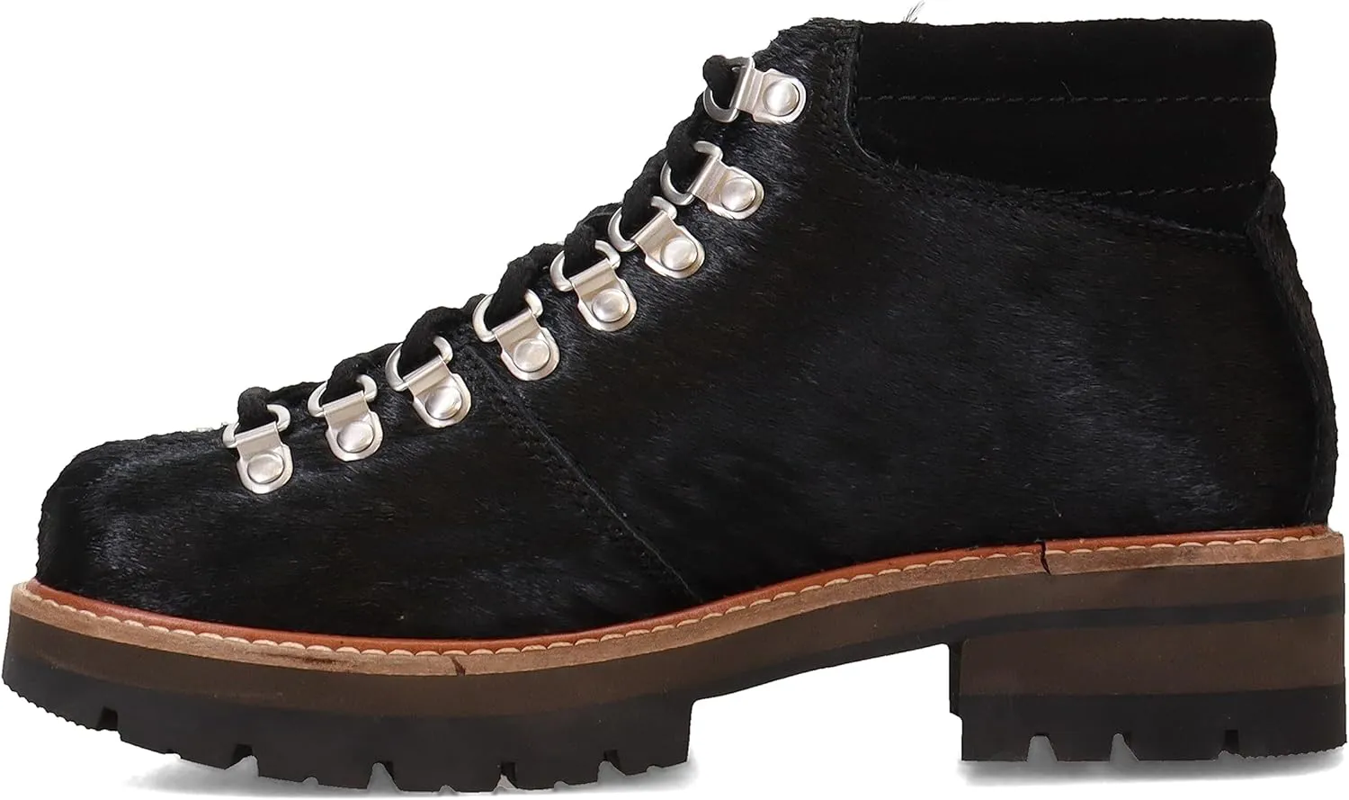 Clarks Womens Orianna Alpine Leather Faux Fur Hiking Boots