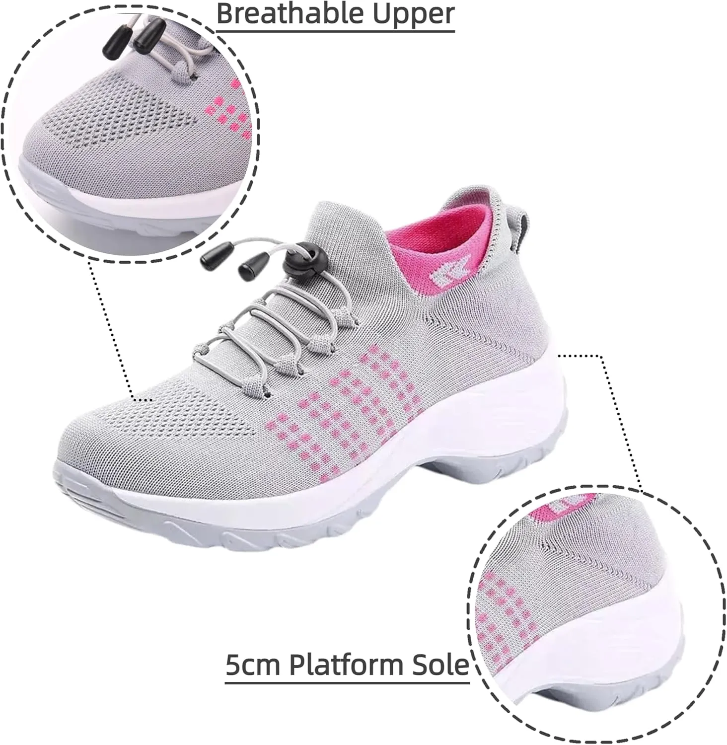 Comfortwear Ortho Shoes for Women Orthopedic Fashion Supportive Cushioned Walking Shoes with Arch Support Soft Casual Sneakers