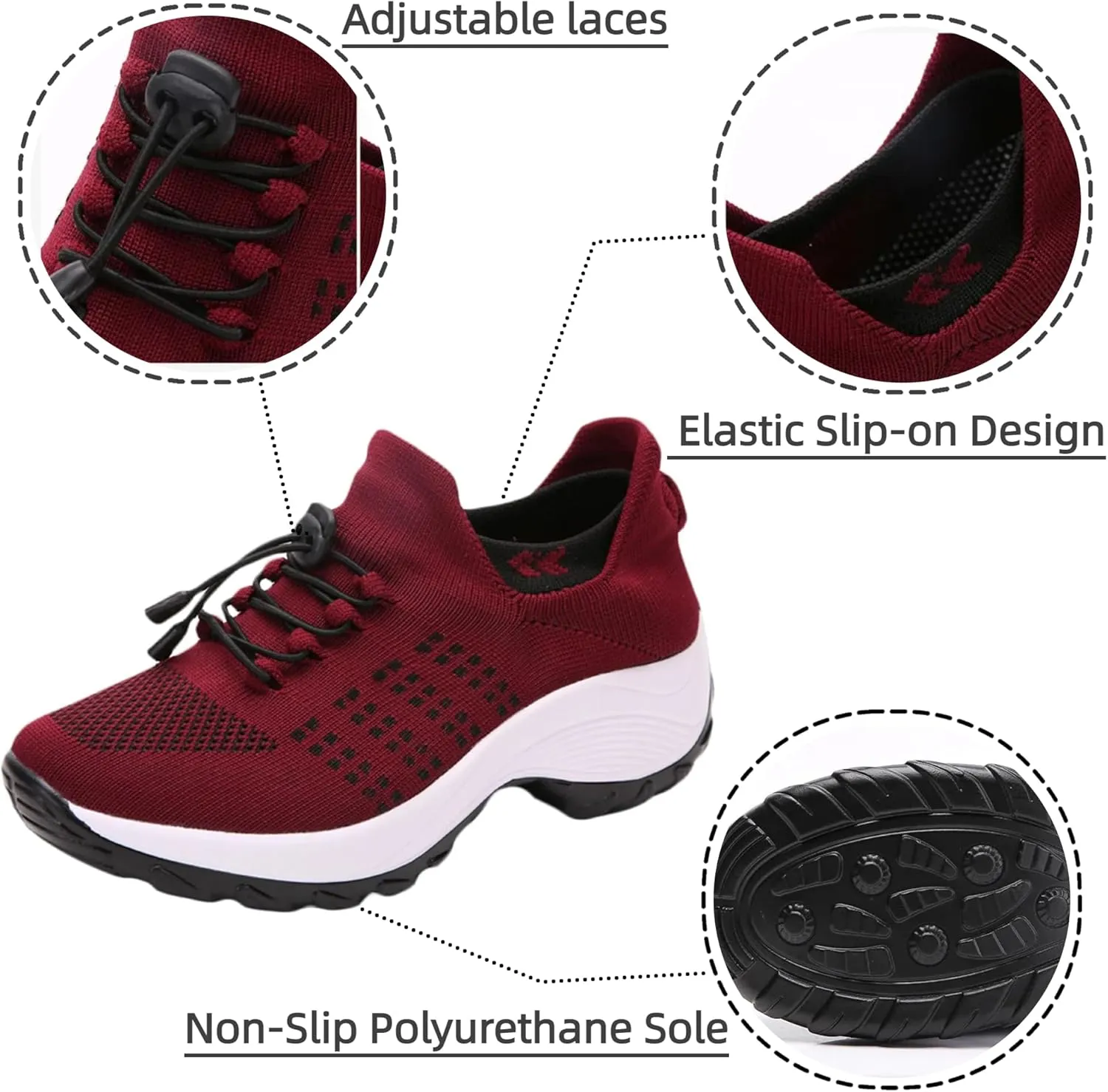 Comfortwear Ortho Shoes for Women Orthopedic Fashion Supportive Cushioned Walking Shoes with Arch Support Soft Casual Sneakers