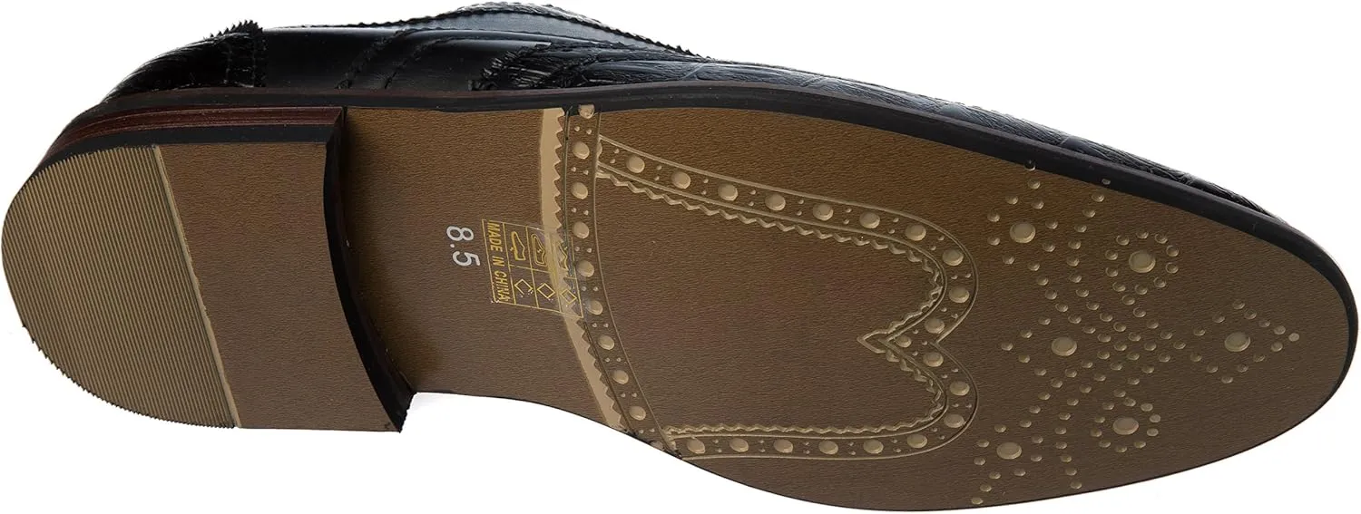 conrad03 Mens Oxford Lace-Up Dress-Shoes