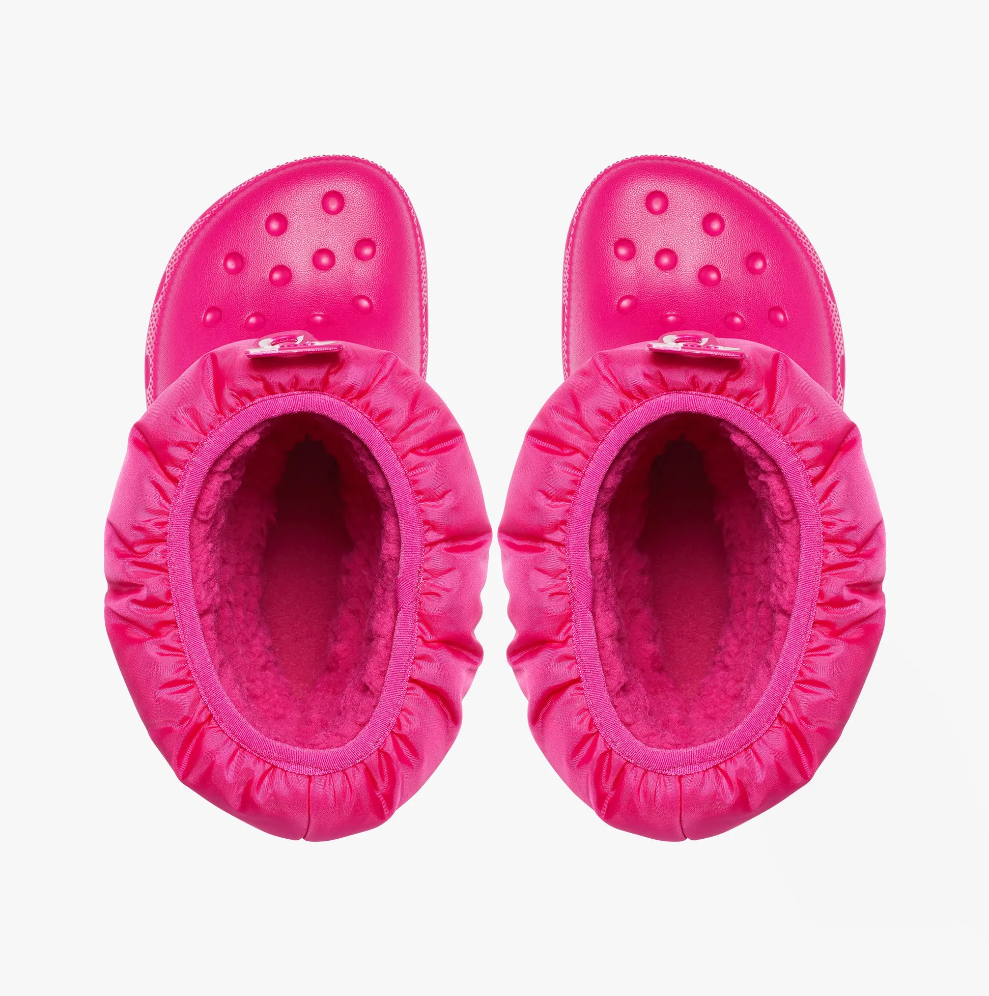 Crocs 207684-6X0 CLASSIC NEO PUFF Kids Boots Candy Pink