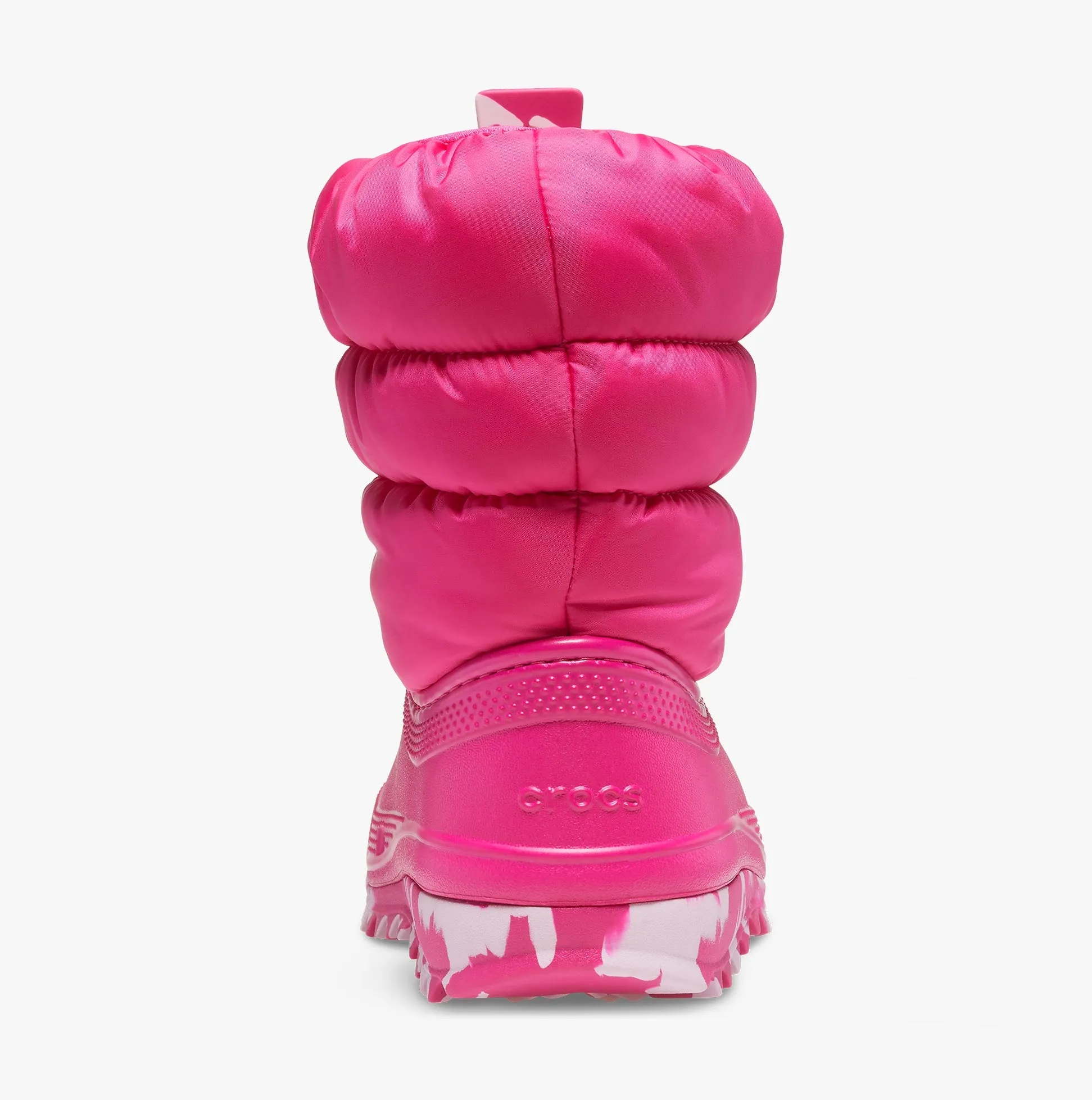 Crocs 207684-6X0 CLASSIC NEO PUFF Kids Boots Candy Pink