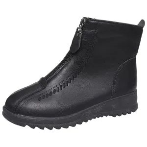 Cuzcare Orthopedic Women Boots Arch Support Warm Water-Resistant Ankle Boot