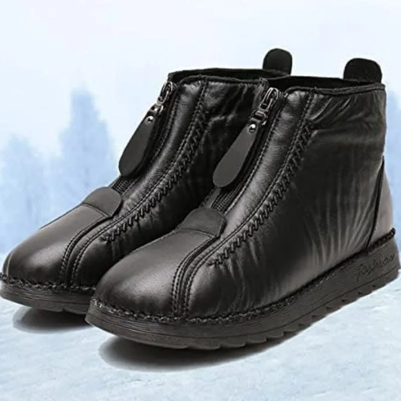 Cuzcare Orthopedic Women Boots Arch Support Warm Water-Resistant Ankle Boot