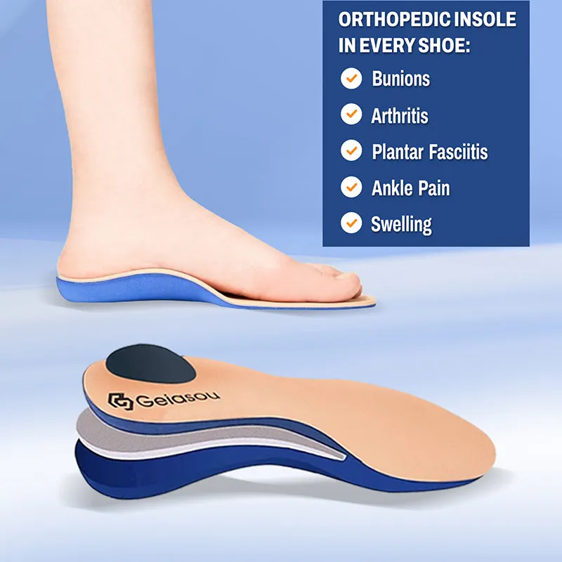 Cuzcare Orthopedic Women Boots Arch Support Warm Water-Resistant Ankle Boot