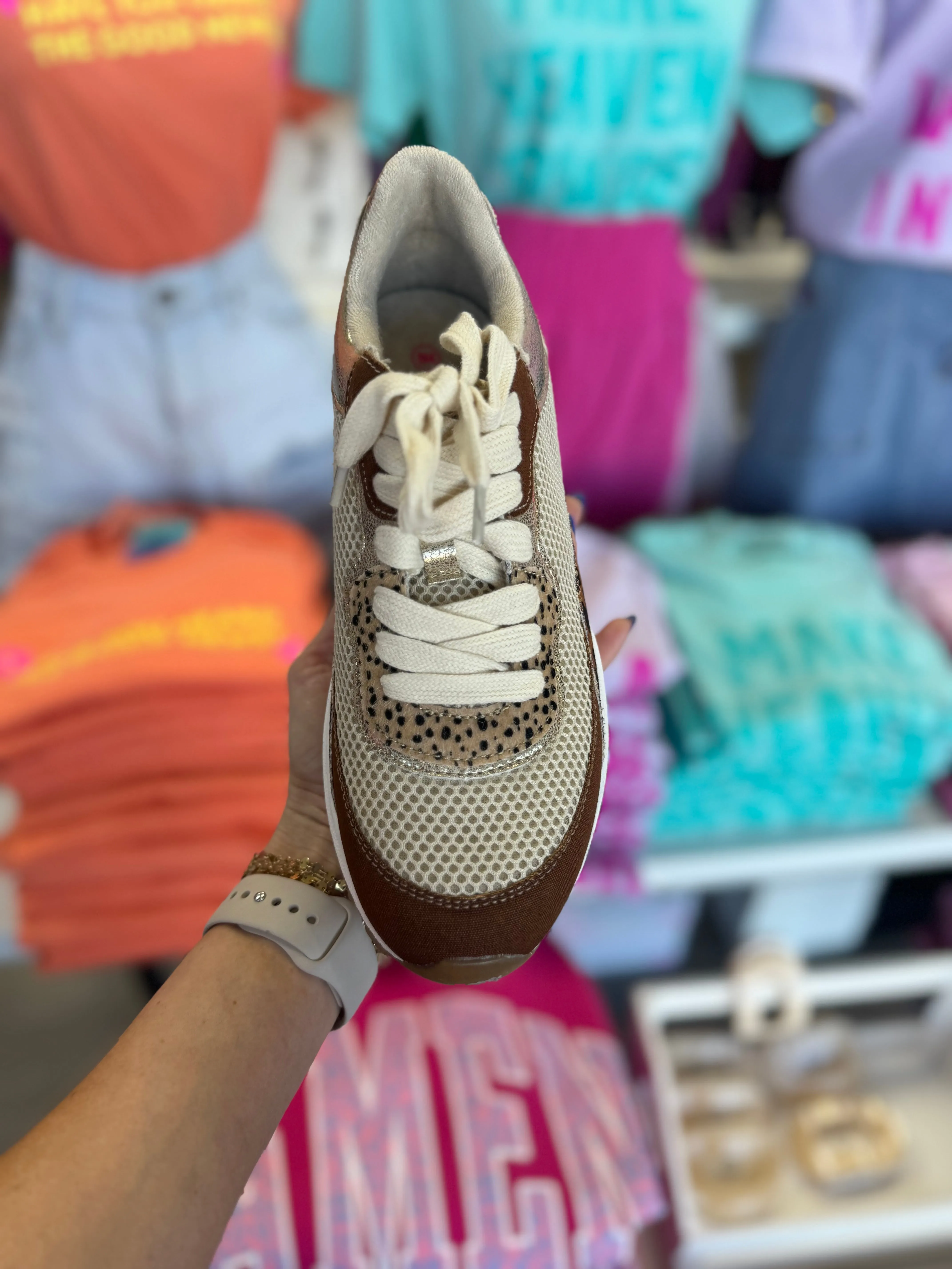 Dream Bigger Sneaker | Leopard