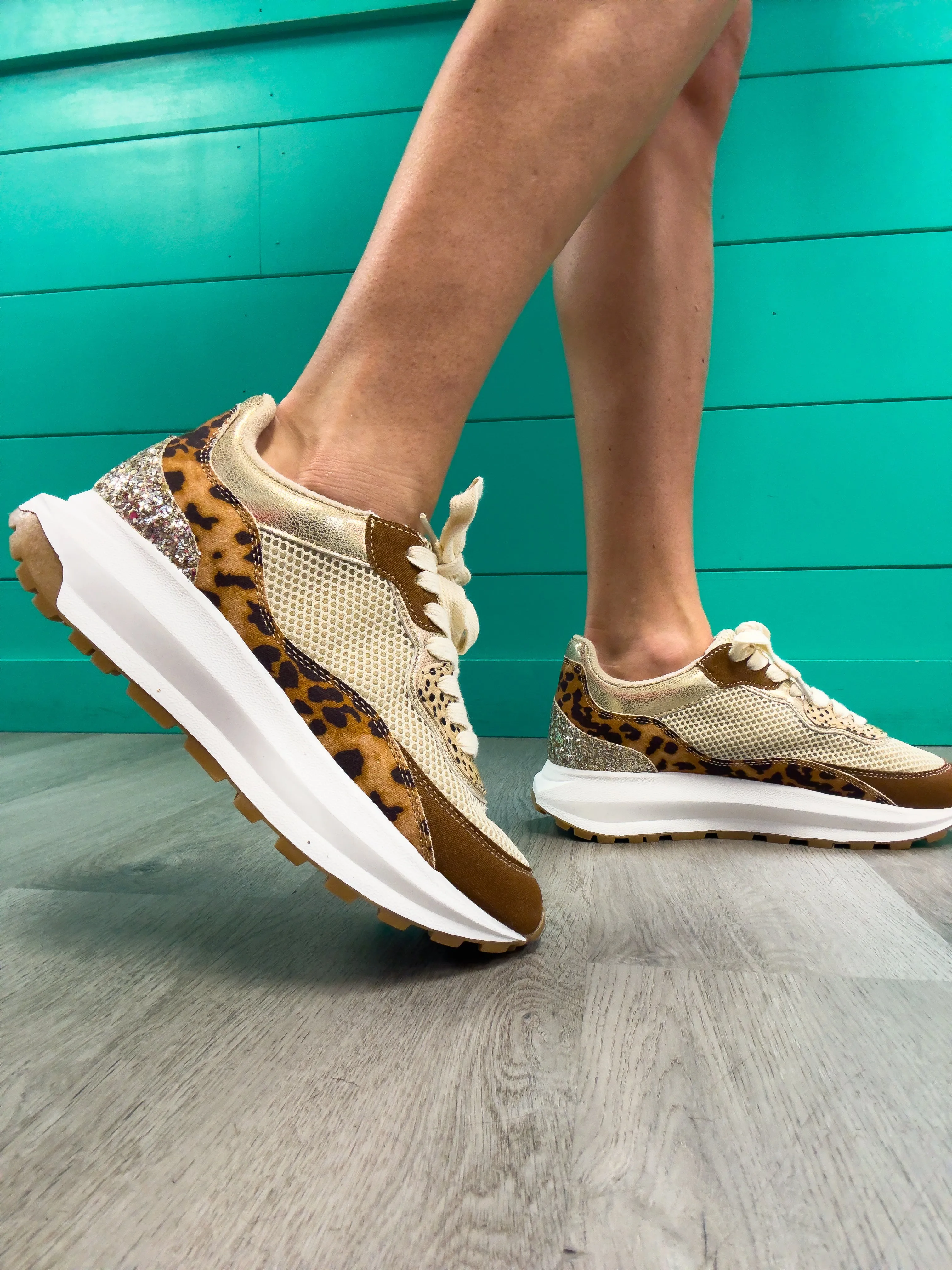 Dream Bigger Sneaker | Leopard