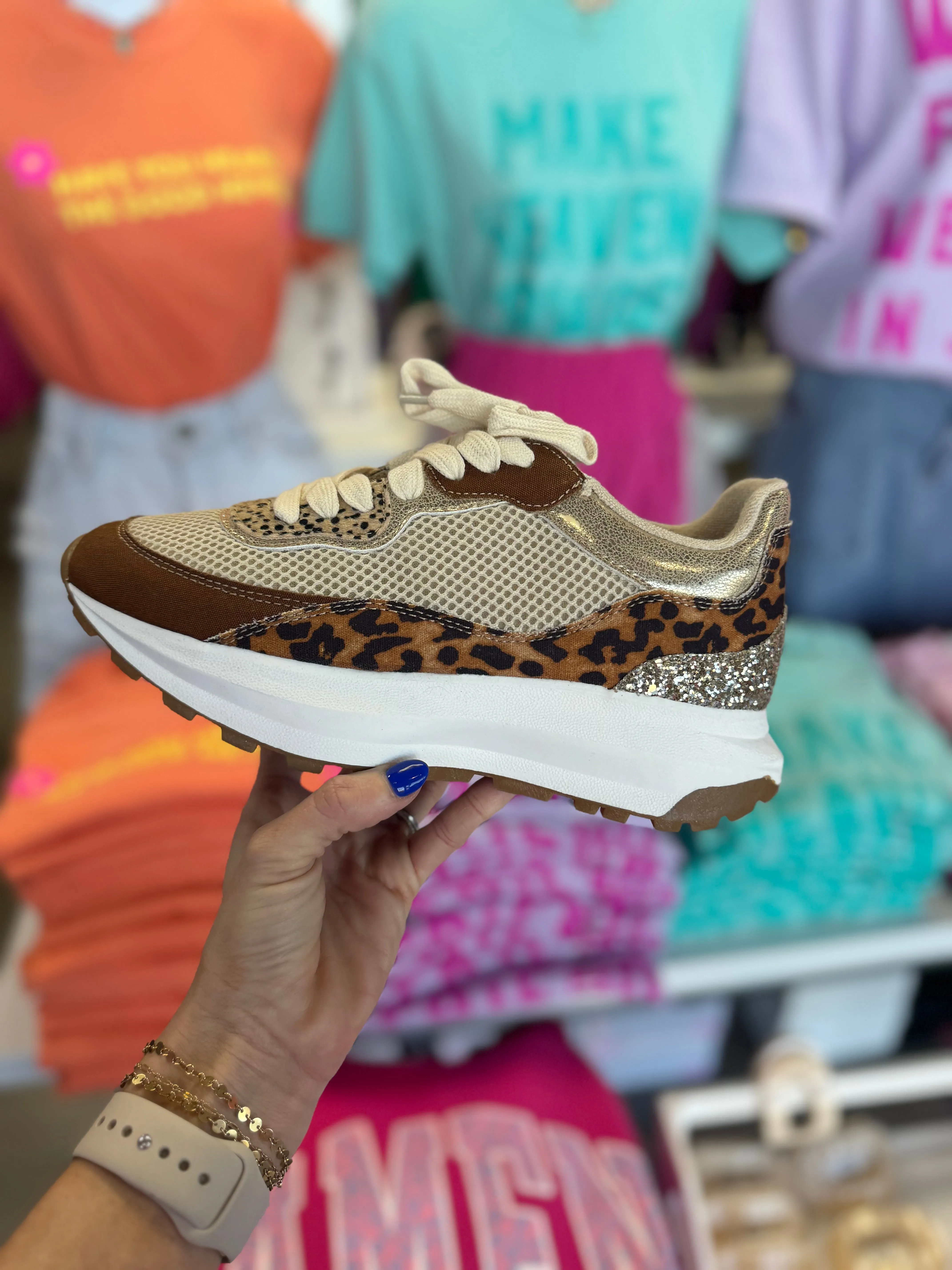Dream Bigger Sneaker | Leopard