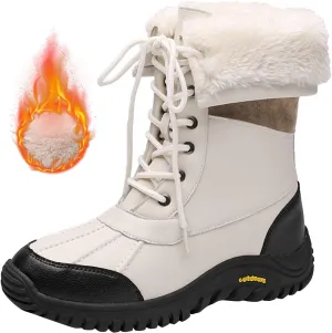 Extra Wide Width Boots for Women Snow Slip Boots For Women Snow Boots aterproof Warm Snow Boots for Women