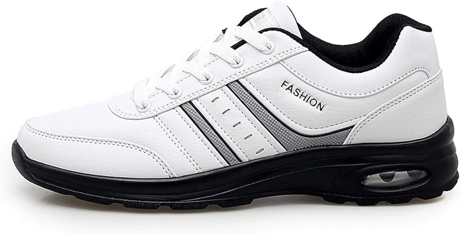Fashion Sneakers Shoes Men Casual Simple Leather Night Reflective Travel Running Plus Size Sneakers Casual Shoes