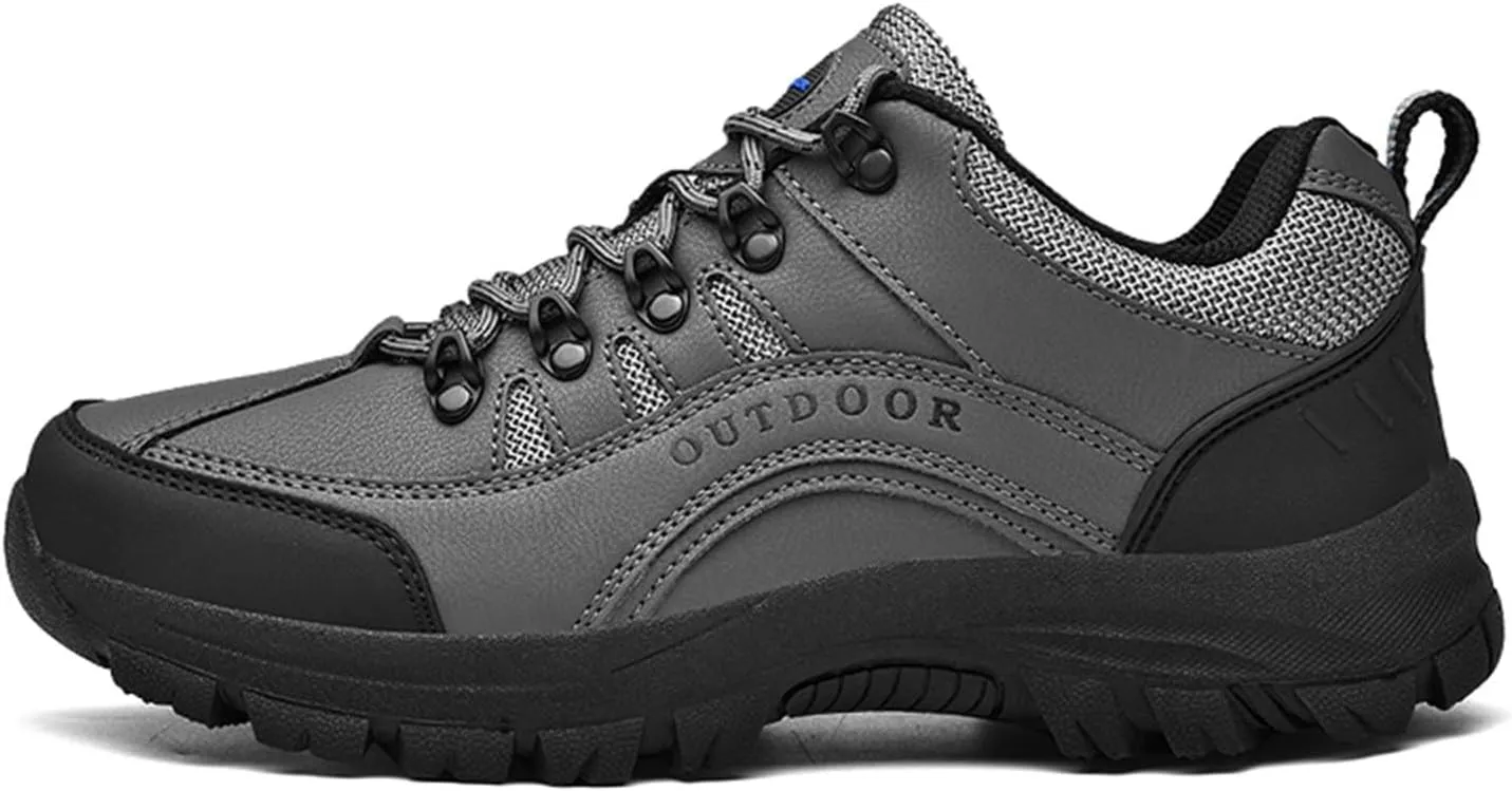 Fashion Summer and Men Hiking Shoes Non Slip Soles Thick Bottom Mesh Breathable Casual Lace Up Mens Casual Sneaker