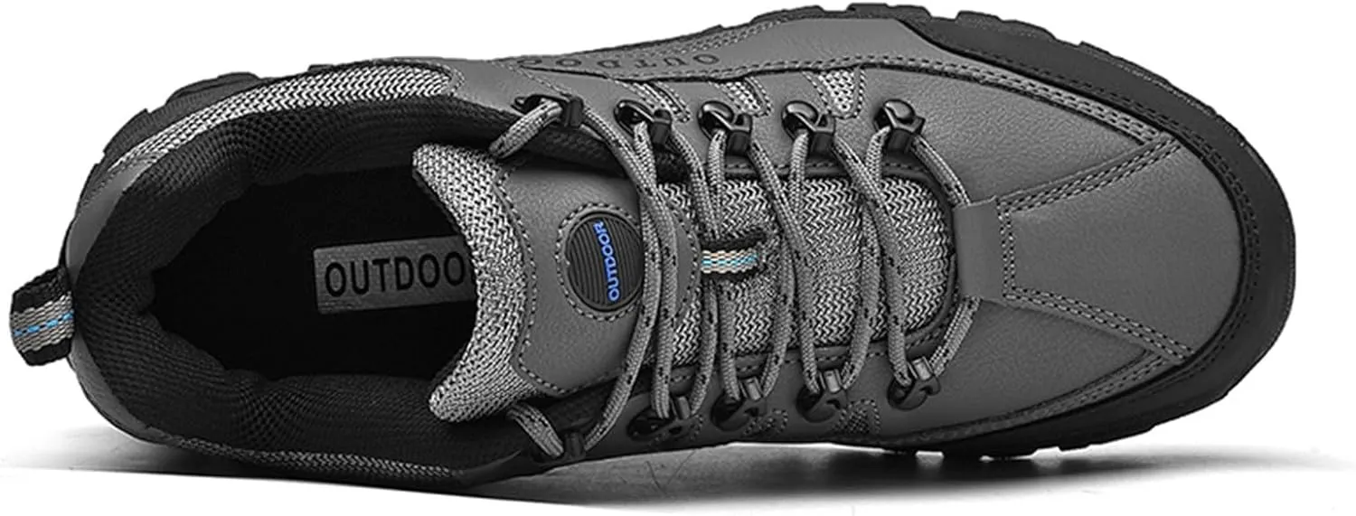 Fashion Summer and Men Hiking Shoes Non Slip Soles Thick Bottom Mesh Breathable Casual Lace Up Mens Casual Sneaker