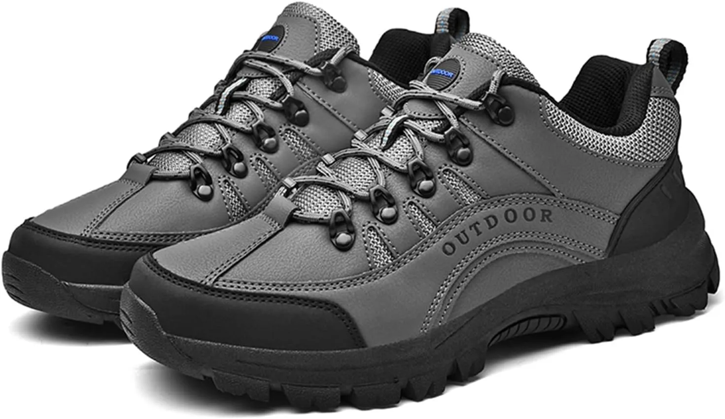 Fashion Summer and Men Hiking Shoes Non Slip Soles Thick Bottom Mesh Breathable Casual Lace Up Mens Casual Sneaker