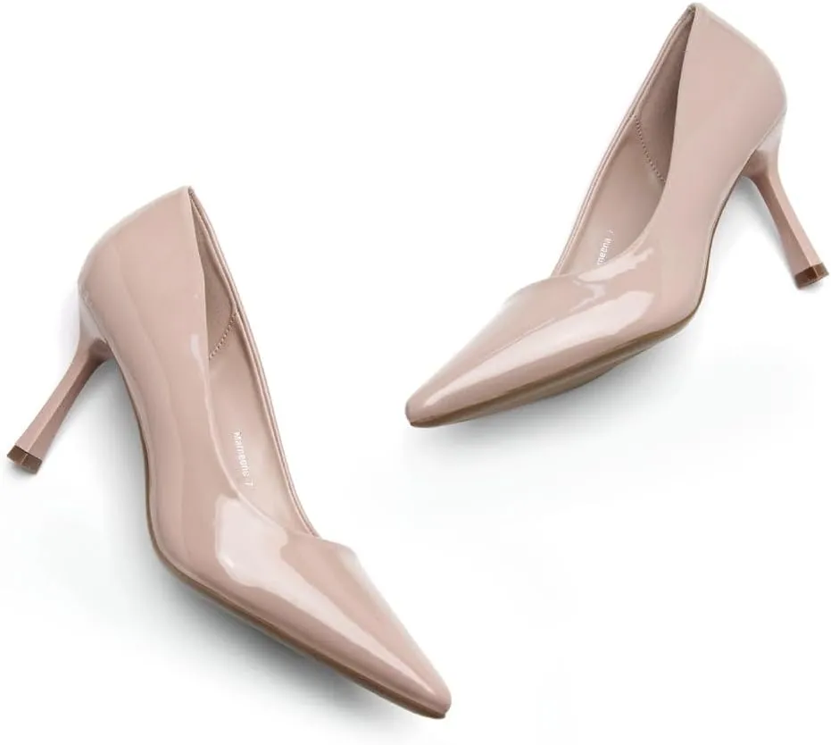 Herstyle Women's 3 Inch Stiletto Pumps ?C Comfortable Classic Pointed Closed Toe High Heels for Women, Fashionable Dressy Elegant Work Office Wedding Shoes