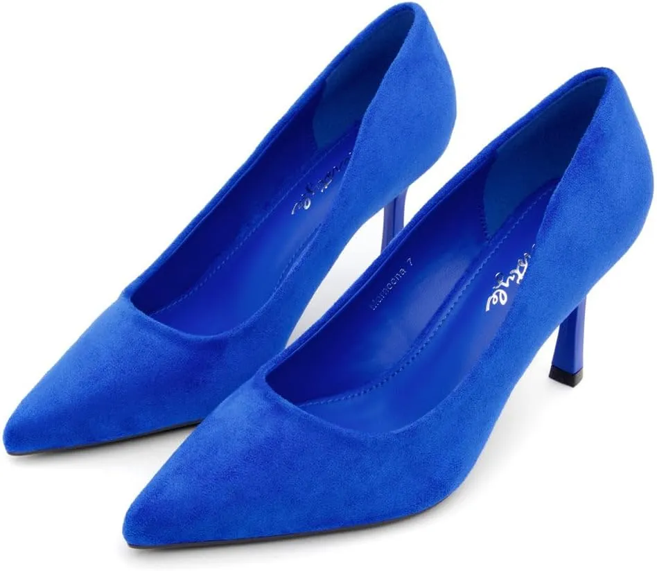 Herstyle Women's 3 Inch Stiletto Pumps ?C Comfortable Classic Pointed Closed Toe High Heels for Women, Fashionable Dressy Elegant Work Office Wedding Shoes