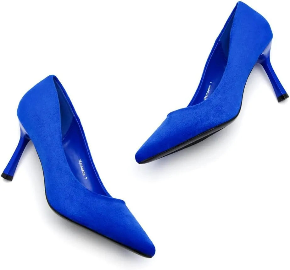 Herstyle Women's 3 Inch Stiletto Pumps ?C Comfortable Classic Pointed Closed Toe High Heels for Women, Fashionable Dressy Elegant Work Office Wedding Shoes
