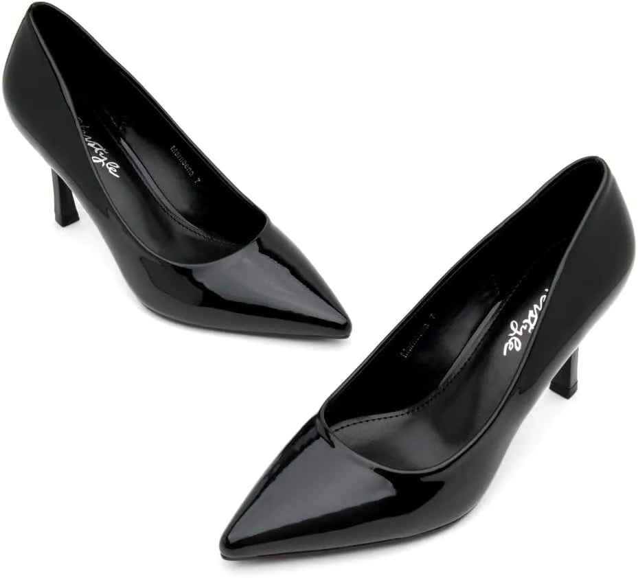 Herstyle Women's 3 Inch Stiletto Pumps ?C Comfortable Classic Pointed Closed Toe High Heels for Women, Fashionable Dressy Elegant Work Office Wedding Shoes
