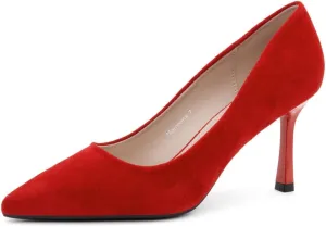 Herstyle Women's 3 Inch Stiletto Pumps ?C Comfortable Classic Pointed Closed Toe High Heels for Women, Fashionable Dressy Elegant Work Office Wedding Shoes