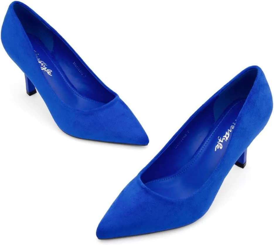 Herstyle Women's 3 Inch Stiletto Pumps ?C Comfortable Classic Pointed Closed Toe High Heels for Women, Fashionable Dressy Elegant Work Office Wedding Shoes