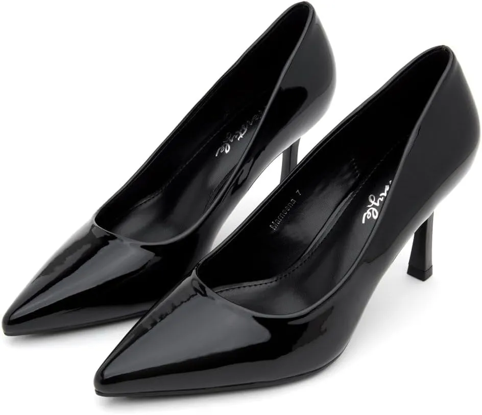 Herstyle Women's 3 Inch Stiletto Pumps ?C Comfortable Classic Pointed Closed Toe High Heels for Women, Fashionable Dressy Elegant Work Office Wedding Shoes