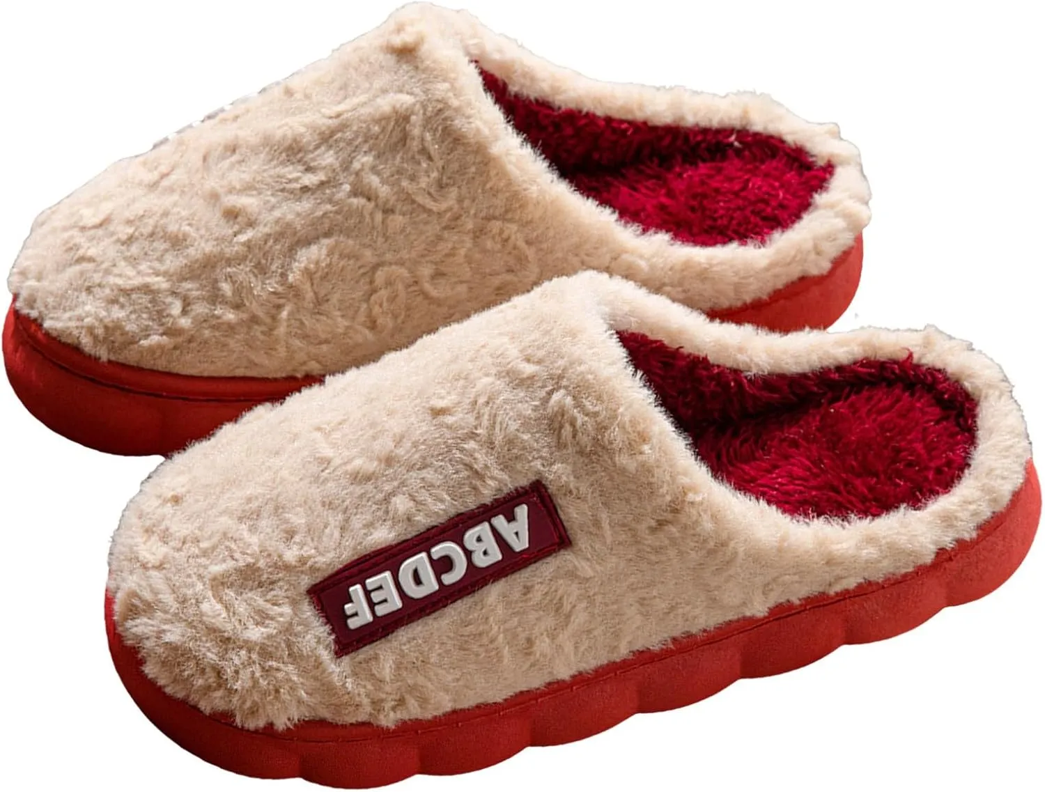 House Slippers for Woman Memory Foam Arch Support Fuzzy Slippers Warm Bedroom Slippers Winter Soft Slippers Indoor