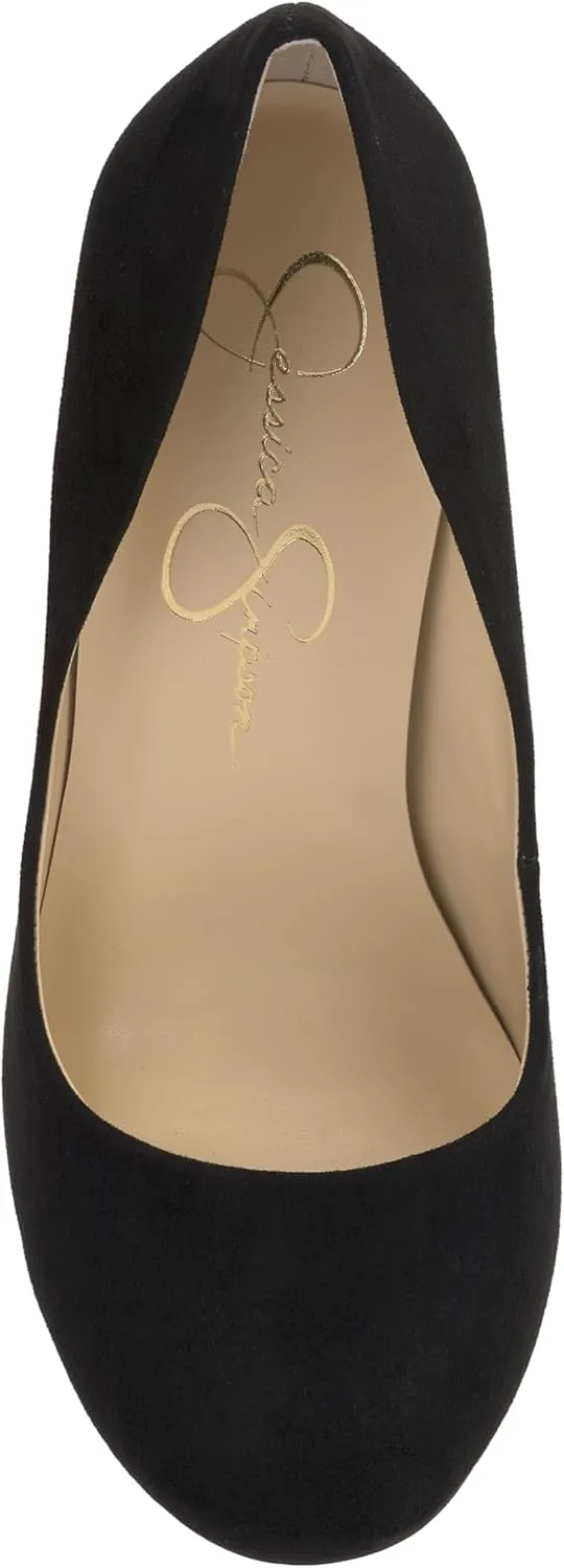 Jessica Simpson Women's Calie Round Toe Classic Heels Pumps Shoes