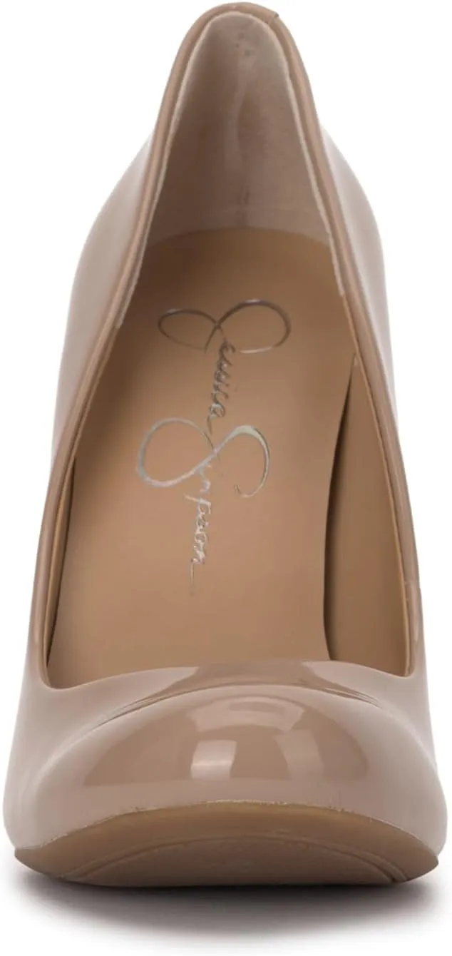 Jessica Simpson Women's Calie Round Toe Classic Heels Pumps Shoes