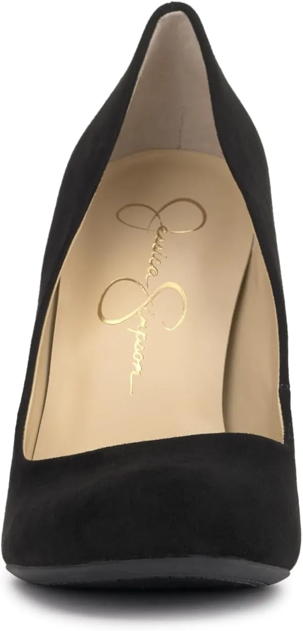 Jessica Simpson Women's Calie Round Toe Classic Heels Pumps Shoes