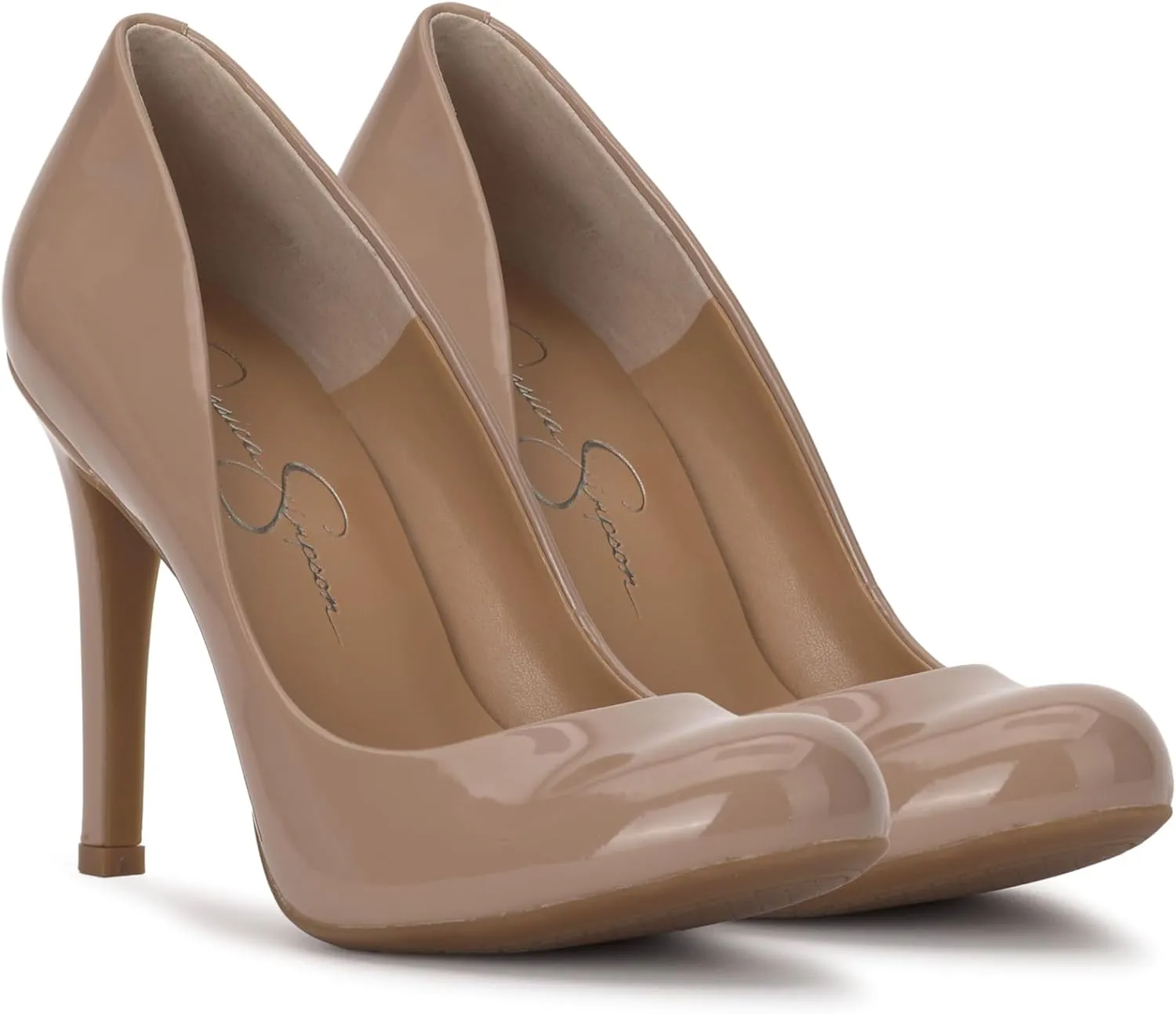 Jessica Simpson Women's Calie Round Toe Classic Heels Pumps Shoes