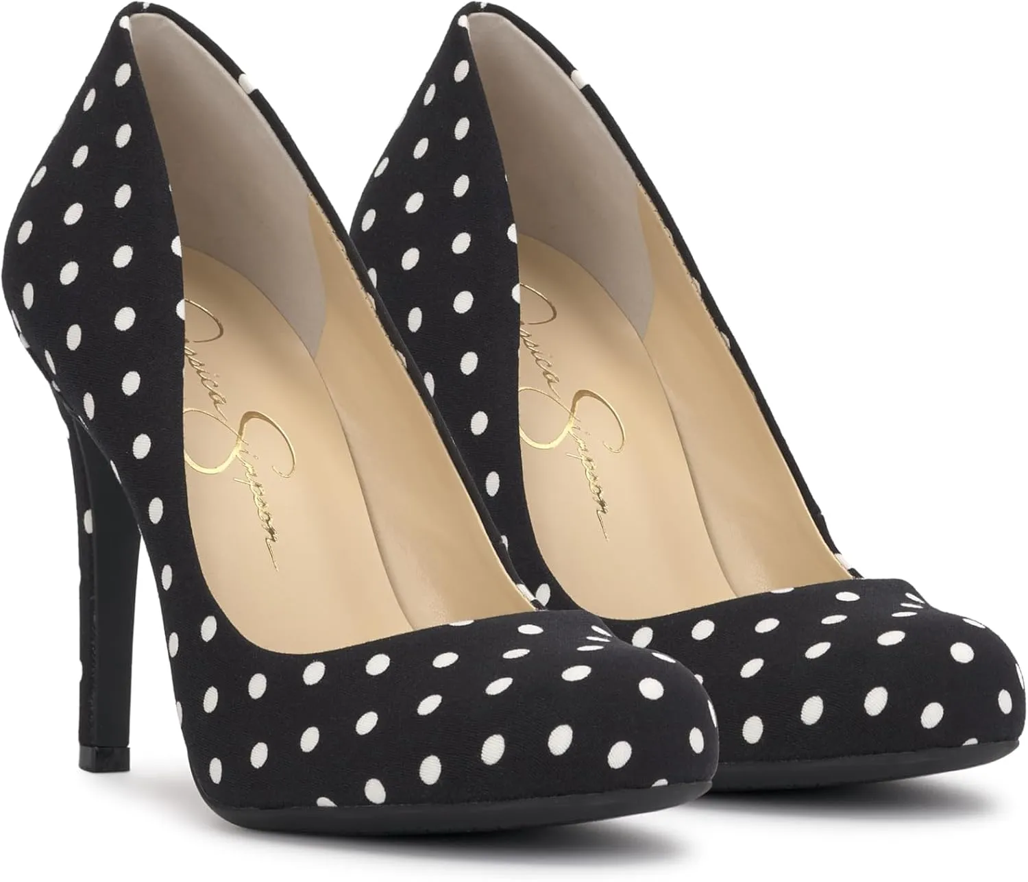 Jessica Simpson Women's Calie Round Toe Classic Heels Pumps Shoes