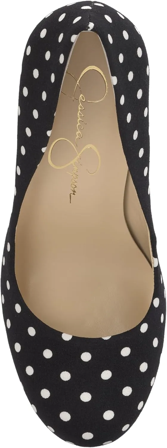Jessica Simpson Women's Calie Round Toe Classic Heels Pumps Shoes