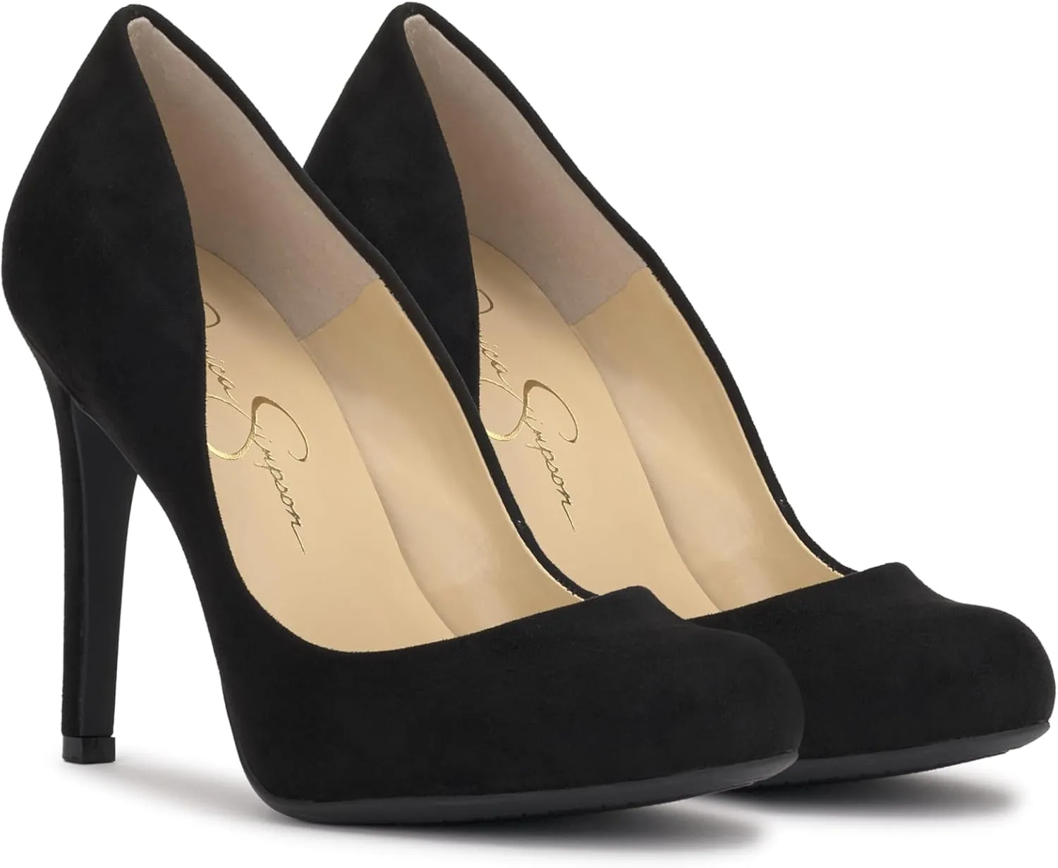 Jessica Simpson Women's Calie Round Toe Classic Heels Pumps Shoes
