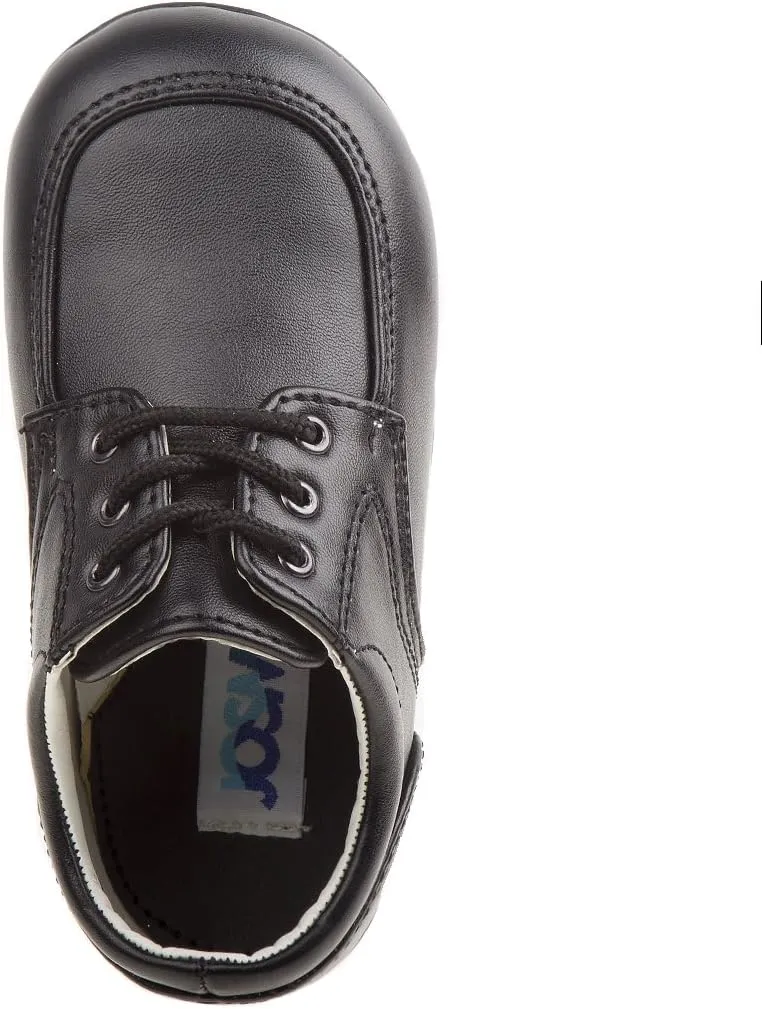 Josmo Baby Boys?? Dress Shoes ?C Casual Leatherette Derby Walking Shoes (Infant/Toddler)