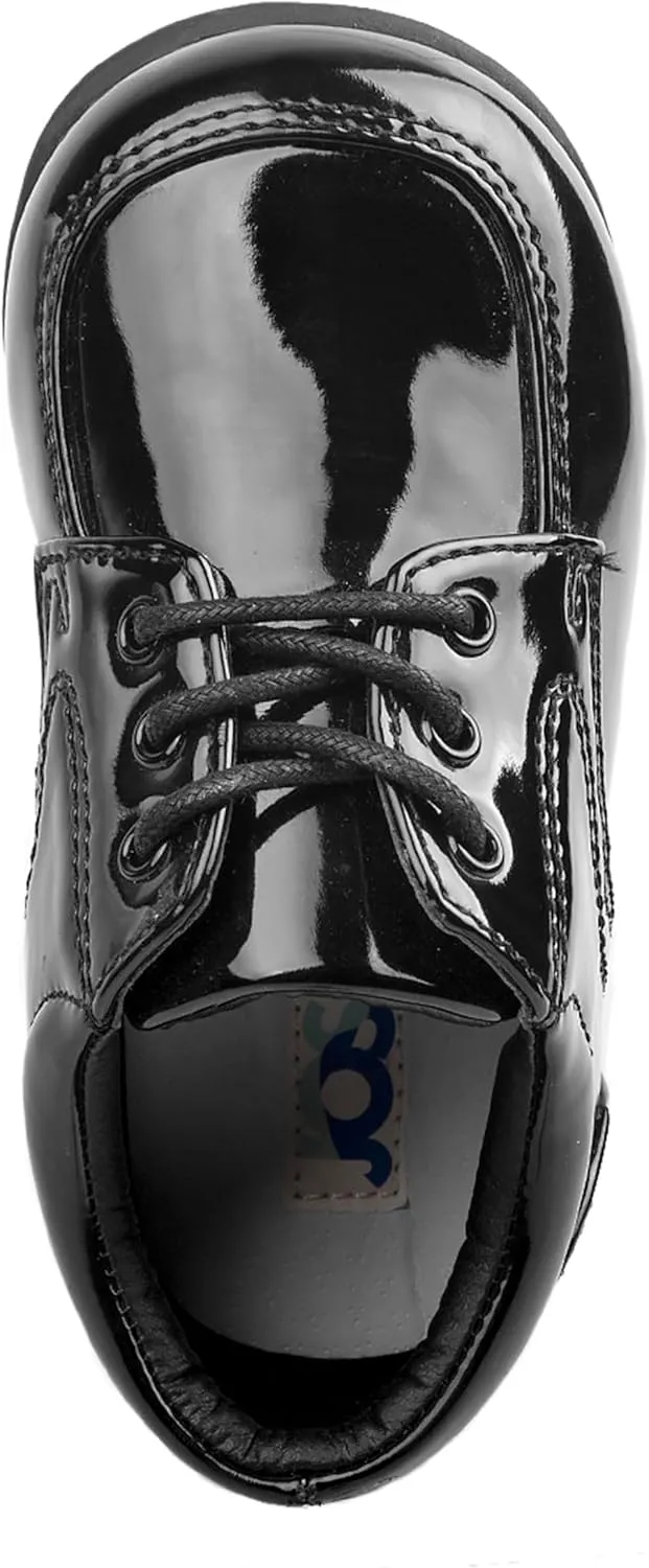 Josmo Baby Boys?? Dress Shoes ?C Casual Leatherette Derby Walking Shoes (Infant/Toddler)