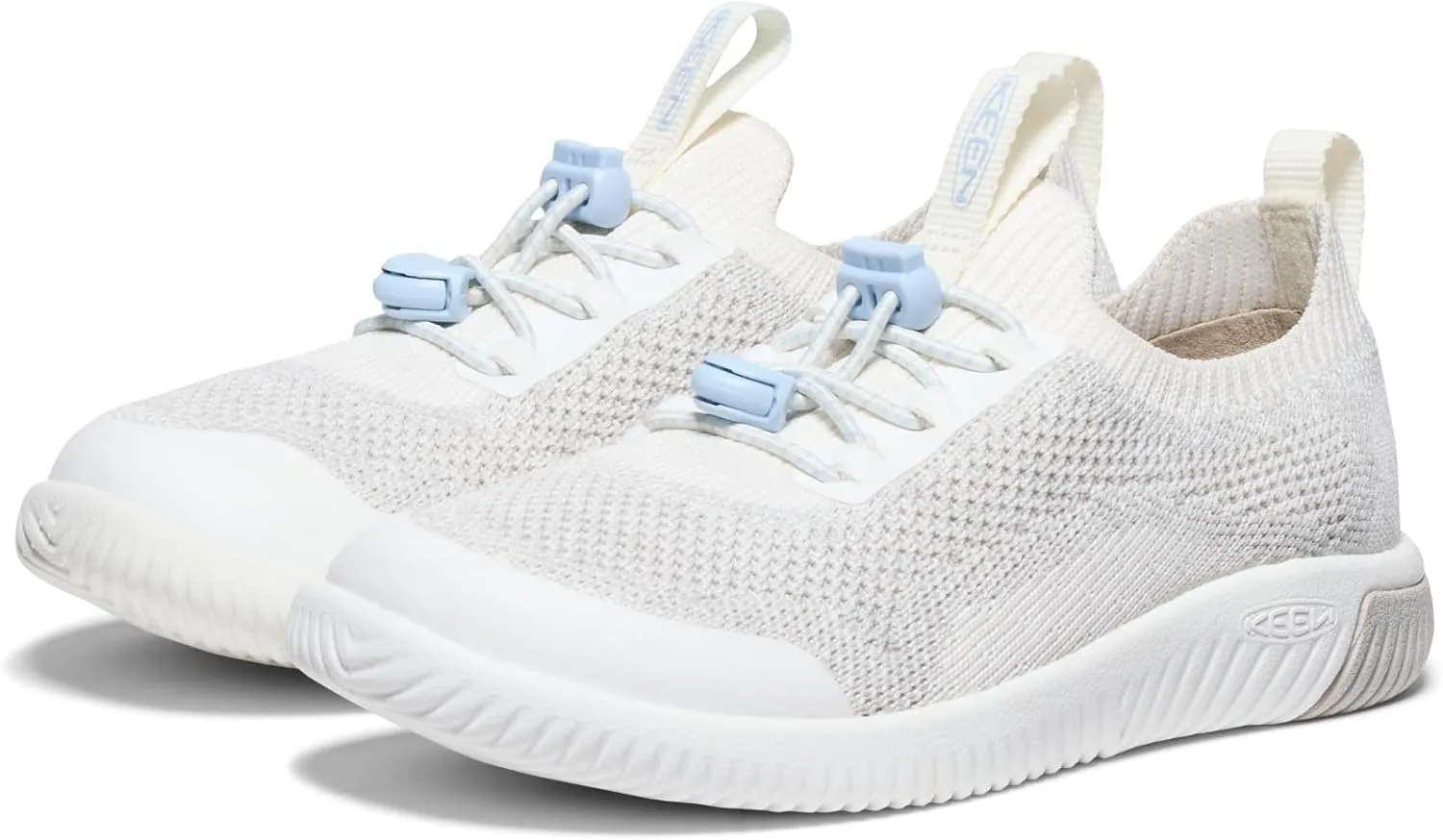 KEEN Unisex-Child Knx Knit Lace Lightweight Barefoot Feel Sneakers