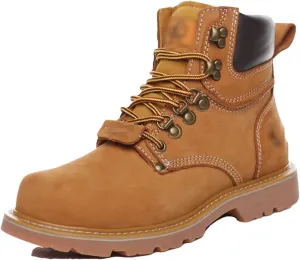 Kelsiop Leather Hiking Shoes Men's Waterproof Hunting Boots Tactical Desert Snow Boots Hiking Sneakers