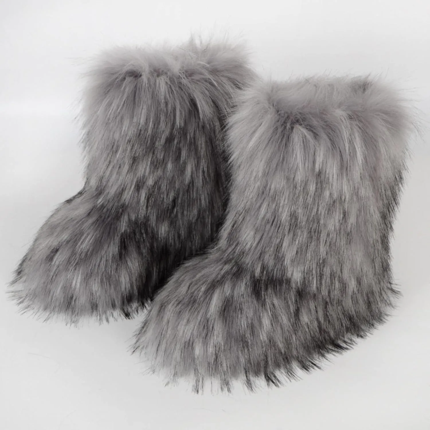 Knee High Snow Boots for Women Waterproof Snow Boots for Women Waterproof Side Zipper Snow Boots Women Size 6 Waterproof Slip on Snow Boots for Women Cute Botas Para Mujer De Invierno En Piel