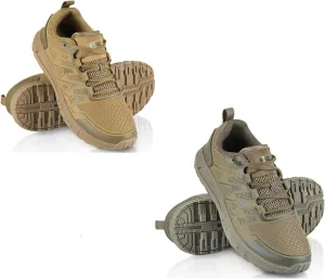 M-Tac Sport Tactical Sneakers Duo Running/Walking/Hiking Sneakers - Mesh Lightweight in Coyote & Dark Olive (Size 12)